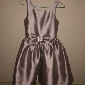 Silver embellished dress. Kid’s size 8